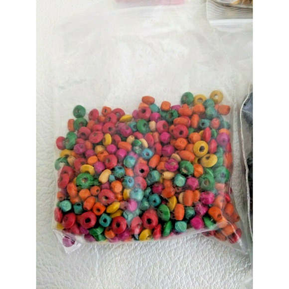 Friendship Bracelet Wooden Beads Jewelry Crafts Embroidery Floss Thread - Picture 6 of 10